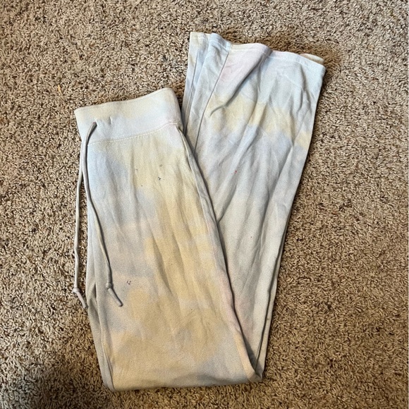Hollister Pants - Gilly Hicks Pastel Tie Dye Knit Flare Pants